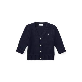 Ralph Lauren | Combed Cotton V-Neck Cardigan (Infant),商家Zappos,价格¥374