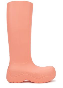 推荐Puddle pink rubber knee-high boots商品