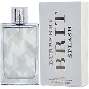 巴宝莉香水图片, Burberry | Burberry 269821 Brit Splash Eau De Toilette Spray - 3.3 oz商品图片 8.3折
