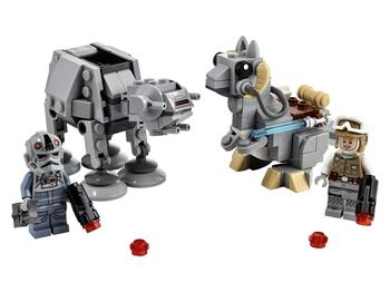 LEGO | LEGO Star Wars at-at vs. Tauntaun Microfighters 75298 Building Kit; Awesome Buildable Toy Playset for Kids Featuring Luke Skywalker and at-at Driver Minifigures, New 2021 (205 Pieces)商品图片,独家减免邮费