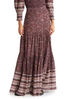VERONICA BEARD是什么牌子, VERONICA BEARD | Serence Tiered Maxi Skirt商品图片 3.8折起