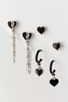 urban outfitter, Urban Outfitters | Icon Rhinestone Earring Set商品图片 4.9折×额外9.5折, 额外九五折