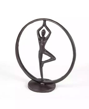 Danya B | Yoga Tree Circle Cast Iron Sculpture,商家Macy's,价格¥337