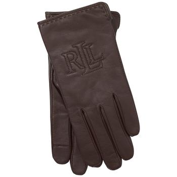 拉夫劳伦帽子新款, Ralph Lauren | Women's Quilted Logo Leather Glove with Pickstitching商品图片 