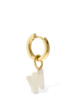 Maria Black | Lucid Letter "w" Mono Huggie Earring商品图片,额外7.5折, 额外七五折