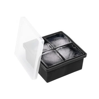 Thirstystone | Large 4-Cube Silicone Ice Mold with Clear Lid,商家Macy's,价格¥60