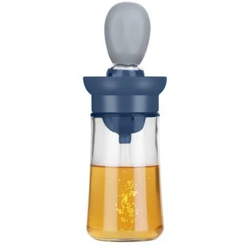 Global Bazaar | 2-in-1 Oil Dispenser Glass Bottle with Dropper & Brush,商家Premium Outlets,价格¥183