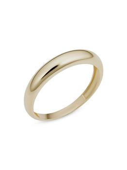 商品Oradina | 14K Yellow Solid Gold The Archie Ring,商家Saks Fifth Avenue,价格¥1482图片