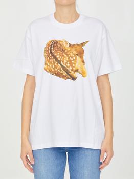 时尚burberry t恤女装, Burberry | Deer print t-shirt商品图片 9.8折, 满$250减$20, 满减