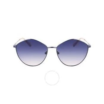 Calvin Klein | Blue Gradient Oval Ladies Sunglasses CKJ22202S 405 61 2折, 满$200减$10, 满减