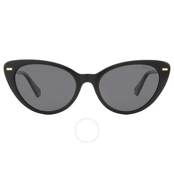 Polaroid | Core Grey Polarized Cat Eye Ladies Sunglasses PLD 4109/S 0807M9 52,商家Jomashop,价格¥149