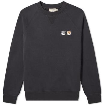 推荐Maison Kitsuné Double Fox Head Patch Sweat商品