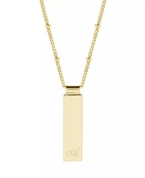 brook & york | Maisie Initial Gold-Plated Pendant Necklace,商家Macy's,价格¥647