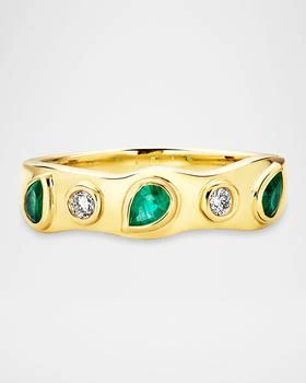 STONE AND STRAND | Emerald Luxe Band Ring,商家Neiman Marcus,价格¥5080