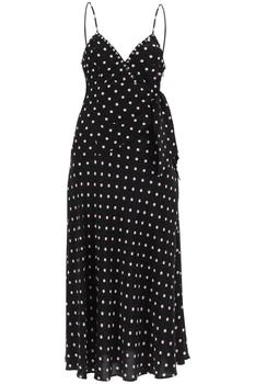 Alessandra Rich | Polka dot slip dress with studs and rhinestones,商家Coltorti Boutique,价格¥6431