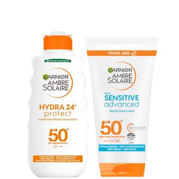 Garnier-Thiebaut, Garnier | Garnier Ambre Shea Butter Sun Protection Cream SPF50 and Mini 50ml Bundle商品图片 5折