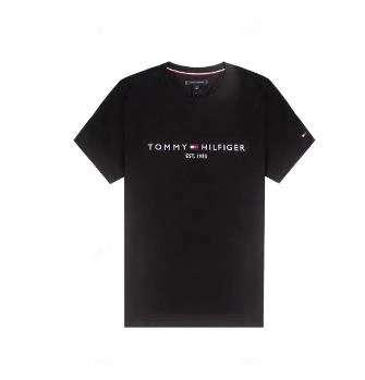 推荐TOMMY HILFIGER 黑色男士T恤 MW11465-001商品