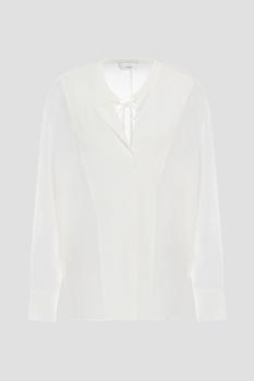 Vince | Silk crepe de chine blouse商品图片,