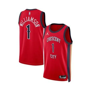 推荐Men's and Women's Zion Williamson Red New Orleans Pelicans Swingman Jersey - Statement Edition商品