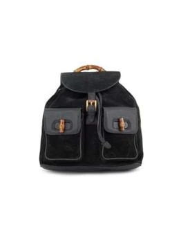 [二手商品] Gucci | Bamboo & Leather Backpack 