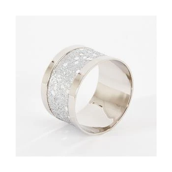 Saro Lifestyle | Sparkling Design Napkin Ring, Set of 4,商家Macy's,价格¥186