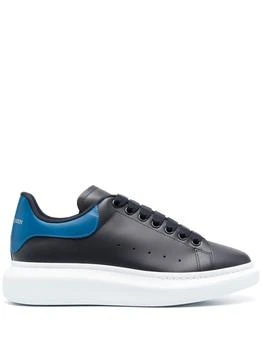 推荐ALEXANDER MCQUEEN - Oversized Leather Sneakers商品