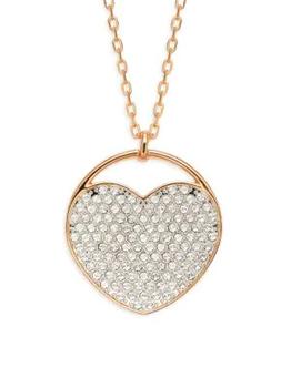 推荐18K Rose Gold & Swarovski Crystal Pendant Necklace商品
