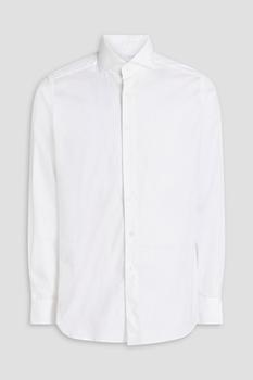 Peserico | Stretch-cotton poplin shirt商品图片,3折