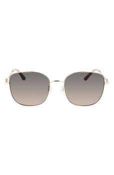 女士菲拉格慕墨镜, Salvatore Ferragamo | 60mm Square Sunglasses商品图片 3折