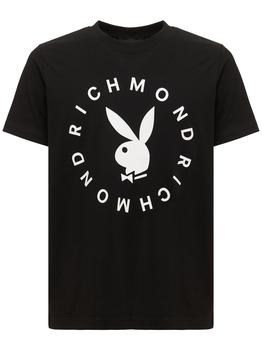 Richmond | Logo Cotton T-shirt商品图片,5折
