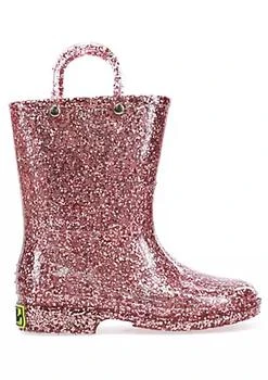 Western Chief | Toddler/Youth Girl's Glitter Rose Gold Rain Boot,商家Belk,价格¥295
