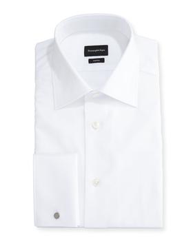 zegna 衬衫, Zegna | Trofeo® Solid Regular-Fit Dress Shirt, White商品图片 8折