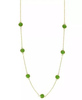 Effy | EFFY® Dyed Jade Bead Collar Necklace in 14k Gold,商家Macy's,价格¥5552