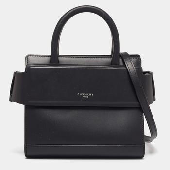 纪梵希包真假, [二手商品] Givenchy | Givenchy Black Leather Nano Horizon Crossbody Bag商品图片 5.9折, 满1件减$100, 满减