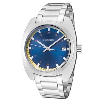 手表男ck精选, Calvin Klein | Calvin Klein Men's K8W3114N Achieve 43mm Blue Dial Stainless Steel Watch商品图片 2.3折