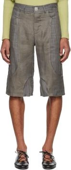 推荐SSENSE 独家发售灰色 Shorts on Shorts 短裤商品
