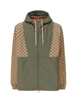 Gucci | Gucci GG Zip-Up Hooded Jacket 7.6折起