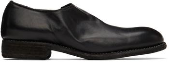 guidi | Black Leather 990E Loafers商品图片,独家减免邮费
