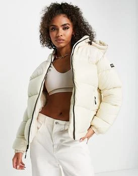推荐Napapijri A-Hornelen puffer jacket in off white商品
