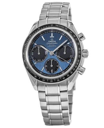 推荐Omega Speedmaster Racing Chronometer Automatic Blue Dial Chronograph Stainless Steel  Men's Watch 326.30.40.50.03.001商品