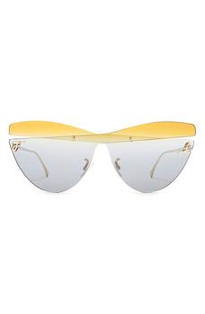推荐145mm Cat Eye Shield Sunglasses商品
