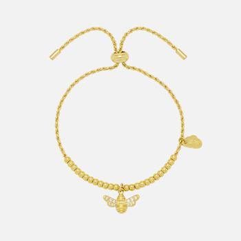 商品ESTELLA BARTLETT | Estella Bartlett Amelia Bee Gold-Plated and Crystal Bracelet,商家MyBag,价格¥123图片