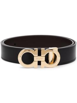 更多菲拉格慕皮带, Salvatore Ferragamo | SALVATORE FERRAGAMO Gancini Reversible Belt Black商品图片 
