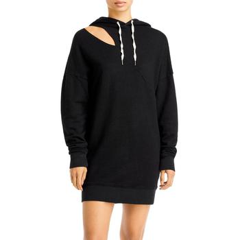 n:philanthropy | n:PHILANTHROPY Womens Frances Cut-Out Hooded Sweatshirt Dress商品图片,1.3折