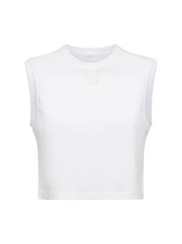 alexander wang attica是什么牌子, Alexander Wang | Puff Paint Logo Jersey Crop Top商品图片 额外8.5折, 额外八五折