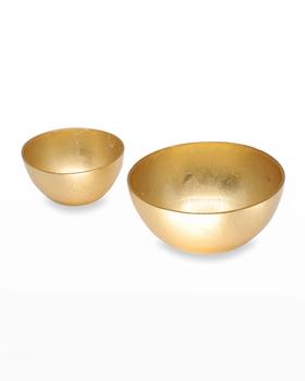 商品New Orleans Glass Round Bowls, Set of 2图片