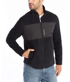 Nautica | Men's Full-Zip Mock Neck Fleece Sweatshirt 6.1折