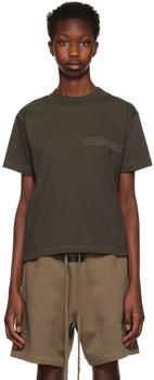 Essentials | Gray Flocked T-Shirt商品图片,