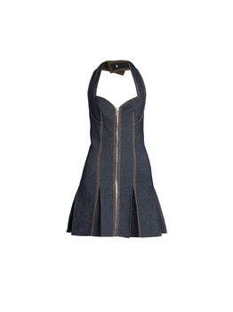 Bottega Veneta | Denim Halter Mini Dress商品图片,