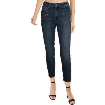 推荐Mavi Tess Women's Dark Wash High Waisted Ankle Crop Skinny Jeans商品
